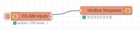 ED-588 inputs to Modbus response